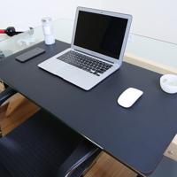 Multifunctionele Business PVC leer Pad toetsenbord Pad tabel Mat Computer Desk muismat grootte: 60 x 30cm (zwart)