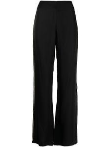 Baruni pantalon ample à bandes contrastantes - Noir