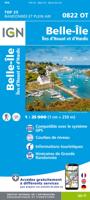 Wandelkaart - Topografische kaart 0822OT Belle-Ile - Ile d'Houat et d'Hoëdic Bretagne | IGN - Institut Géographique National