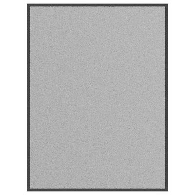 Deurmat 90x120 cm grijs