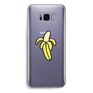 Banana: Samsung Galaxy S8 Transparant Hoesje