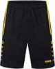 JAKO 4499K Short Allround Kids - Zwart/Citroen - 152