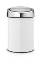 Brabantia touch bin wandafvalemmer 3 liter white Brabantia touch bin wandafvalemmer 3 liter white