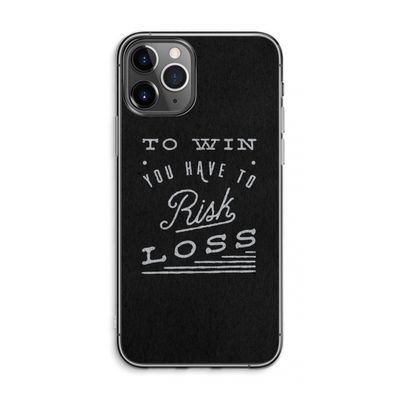 Risk loss: iPhone 11 Pro Max Transparant Hoesje