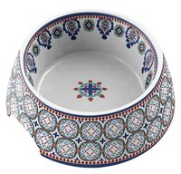 TARHONG VOERBAK HOND MOROCCAN MELAMINE 18X18X7 CM 590 ML - thumbnail