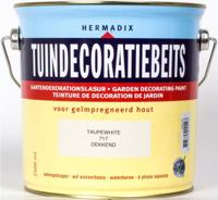 Tuindecoratiebeits 717 taupe white 2500 ml - Hermadix