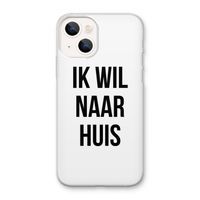 Ik wil naar huis: iPhone 13 mini Transparant Hoesje