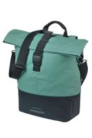 BASIL Tas cove shopper groen/zwart | mik hooks | 16l