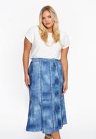 Yoek Mermaid rok FRAYED | Blauw | Maat 46/48 Yoek Mermaid rok FRAYED | Blauw | Maat 46/48