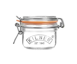 Kilner Clip Top Round pot Cylinder Glas Transparant