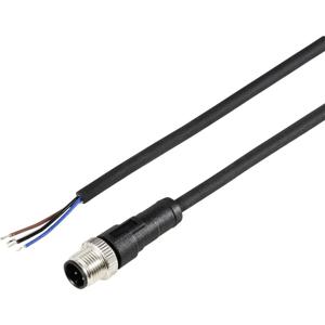TRU COMPONENTS TC-12833028 Sensor/actuator aansluitkabel M12 Aantal polen (sensoren): 4 Stekker, recht 2 m 1 stuk(s)