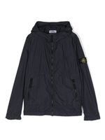 Stone Island Junior veste à badge Compass - Bleu - thumbnail