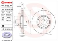 Remmenset, remschijf BREMBO, Remschijftype: Binnen geventileerd, Inbouwplaats: Achteras: , u.a. für Saab, Vauxhall