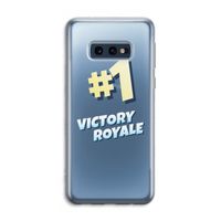 Victory Royale: Samsung Galaxy S10e Transparant Hoesje