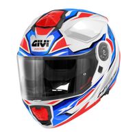 GIVI X.27 Sector, Systeemhelm, Wit-Blauw-Rood - thumbnail
