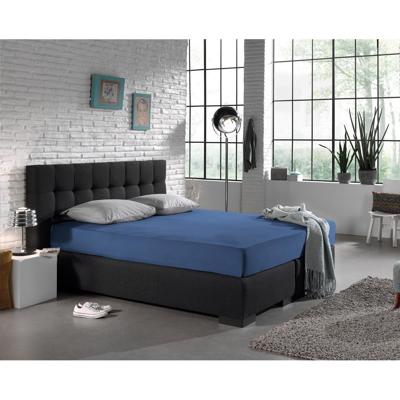 Dreamhouse Enkel Jersey 135 gr. Hoeslaken Blauw 140 x 200 cm