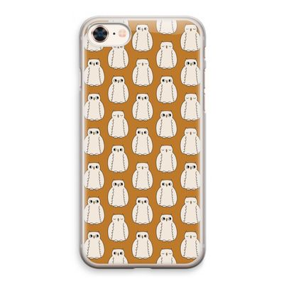 Uilen: iPhone 8 Transparant Hoesje