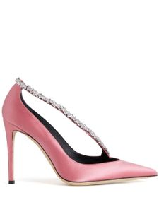 Giuseppe Zanotti escarpins Filipa à ornements en cristal - Rose