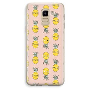 Ananas: Samsung Galaxy J6 (2018) Transparant Hoesje