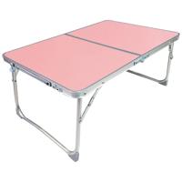 Kunststof mat verstelbare draagbare laptop tafel vouwen staan computer lezing Bureau bed lade (roze)