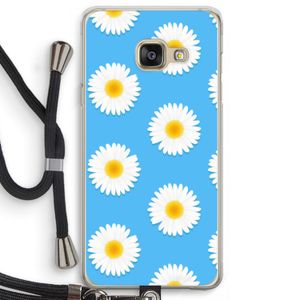 Margrietjes: Samsung Galaxy A3 (2016) Transparant Hoesje met koord