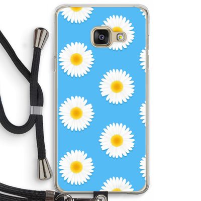 Margrietjes: Samsung Galaxy A3 (2016) Transparant Hoesje met koord