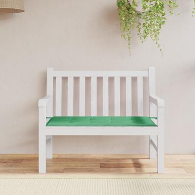 VidaXL Tuinbankkussen 120x50x4 cm oxford stof groen