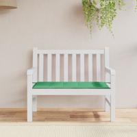 VidaXL Tuinbankkussen 120x50x4 cm oxford stof groen