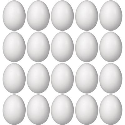 Piepschuim hobby vorm - 20x - ei - 12 cm - DIY knutsel figuren - paasei
