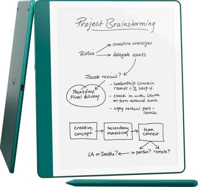 Ebook Nieuwe Kindle Scribe - 2024 release 10,2" niet-verblindend 64GB Wi-Fi (zonder lockscreen-advertenties) met premium pen Jade