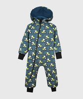 Waterproof Softshell Overall Comfy Tractors Drawings Jumpsuit - thumbnail