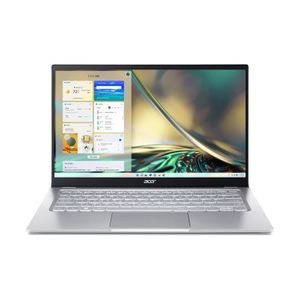Acer Swift 3 SF314-512-53GK (EVO) Laptop 35,6 cm (14") Quad HD Intel® Core™ i5 i5-1240P 16 GB LPDDR4x-SDRAM 512 GB SSD Wi-Fi 6E (802.11ax) Windows 11 Home Zilver