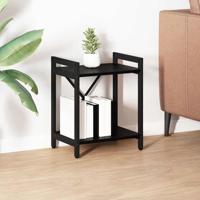 Boekenkast Zwart eiken 40 x 30 x 48.5 cm Bewerkt hout
