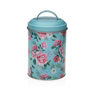 Tin Versa Blauw Blommor