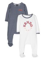 Kenzo Kids trousseau de naissance à logo imprimé - Blanc