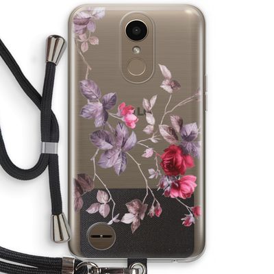 Mooie bloemen: LG K10 (2017) Transparant Hoesje met koord