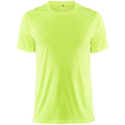 Craft Rush T-shirt geel heren XL