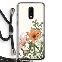 Floral bouquet: OnePlus 7 Transparant Hoesje met koord