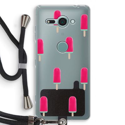 Waterijsje: Sony Xperia XZ2 Compact Transparant Hoesje met koord