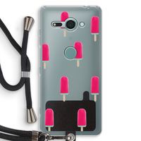 Waterijsje: Sony Xperia XZ2 Compact Transparant Hoesje met koord