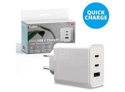 FlinQ 65W Snellader Adapter usb c