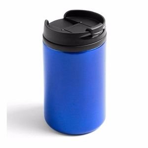 Isoleerbeker RVS metallic blauw 320 ml - Thermosbeker