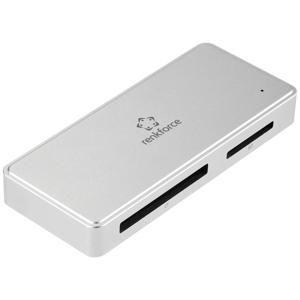 Renkforce RF-PCR-400 Externe geheugenkaartlezer / hub null, USB-A Zilver