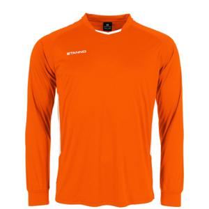 Stanno 411004 First Long Sleeve Shirt - Orange-White - 2XL