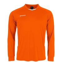 Stanno 411004 First Long Sleeve Shirt - Orange-White - 2XL - thumbnail