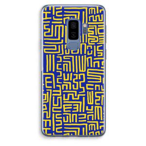 Majorelle Blue Print: Samsung Galaxy S9 Plus Transparant Hoesje