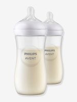 Set van 2 flesjes 330 ml Philips AVENT Natural Response doorzichtig - thumbnail