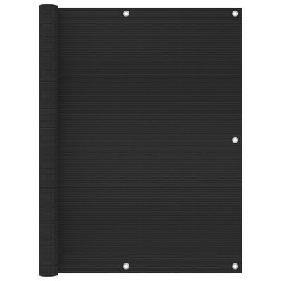 VidaXL Balkonscherm 120x400 cm hdpe antracietkleurig