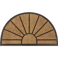 Siena Garden 1711441077 Gummifußmatte Sonne Voetenmat (l x b) 45 cm x 75 cm Zwart, Beige