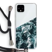 Zee golf: Pixel 4 XL Transparant Hoesje met koord